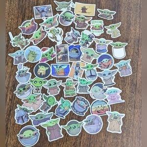 NEW 50 PCS BABY YODA STAR WARS STICKERS